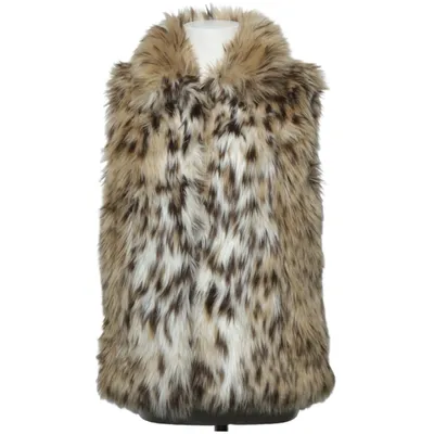 Gilet d'extérieur (Beige, Marron, Blanc) de Creations Acrylique, Polyester, Polyuréthane, Viscose