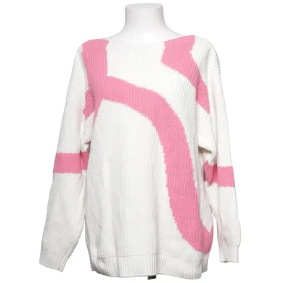 Tröja (Vit, Rosa) från Yaya Bomull, Nylon, Ull