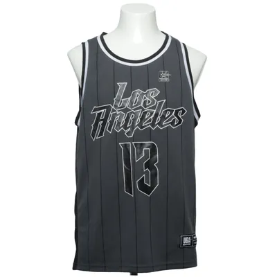 Basketbalshirt (Grijs, Zwart, Wit) van FSBN Polyester