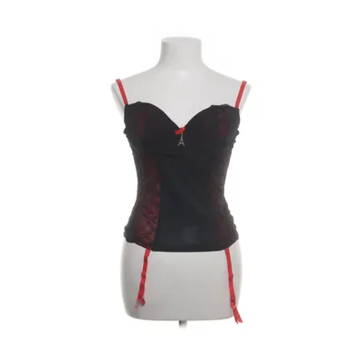 Korsett (Svart, Röd)