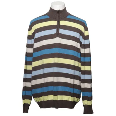 Sweater (Brown, Blue, Yellow) from Bison Cotton, Wool