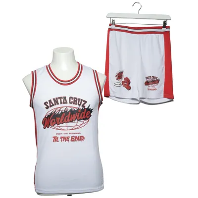 Ensemble de vêtements de sport (Blanc, Rouge, Noir) de Santa Cruz Polyester