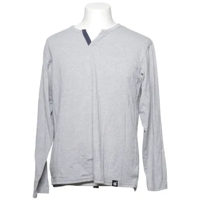 Långärmad t-shirt (Grå) från The White Company Bomull, Polyester
