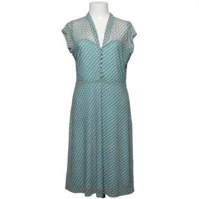 Dress (Blue, Green, Multicolored) from King Louie Polyamide, Polyester