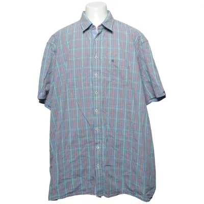 Chemise à manches courtes (Bleu, Vert, Rouge) de Casamoda Coton