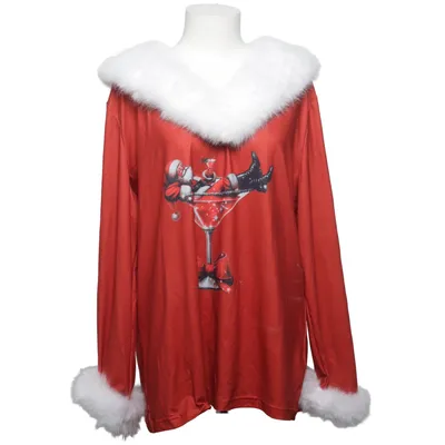 Feestkostuums (Rood, Wit) Elastaan, Polyester
