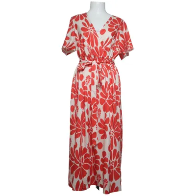 Dress (Red, White) from Shein Curve Elastane, Polyester