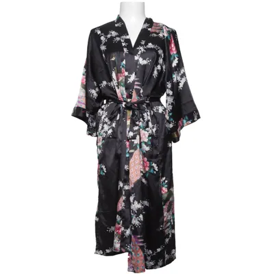 Kimono (Svart, Flerfärgad) från Oriental Village