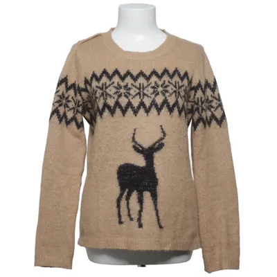 Pull de Noël (Beige, Noir) de Next Knitwear Acrylique, Fibre métallique, Mohair, Polyester, Laine