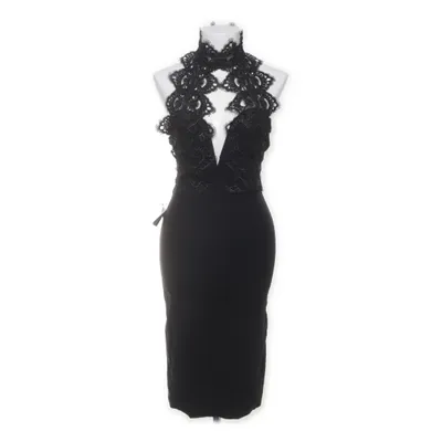 Robe de cocktail (Noir) de Rare London Élasthane, Polyamide, Polyester