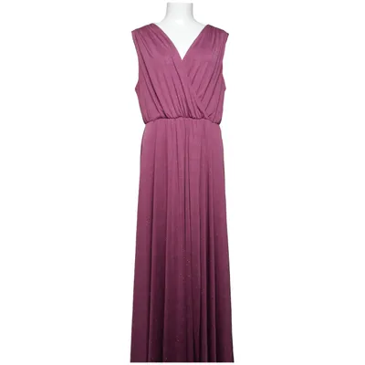 Robe de soirée (Violet) de Elizabeth Élasthane, Polyamide