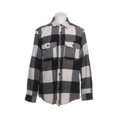 Skjorta (Svart, Flerfärgad) från H&M Man Polyester, Akryl, Polyamid, Viskos, Ull