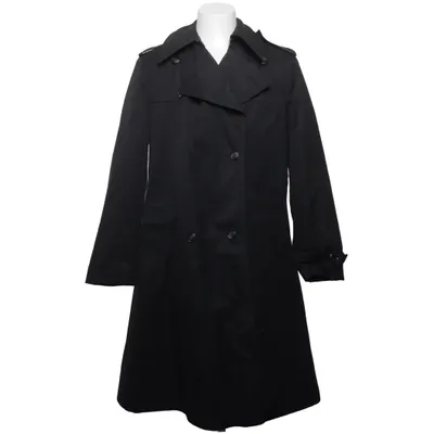Trench coat (Black) from Cluster Cotton, Polyester