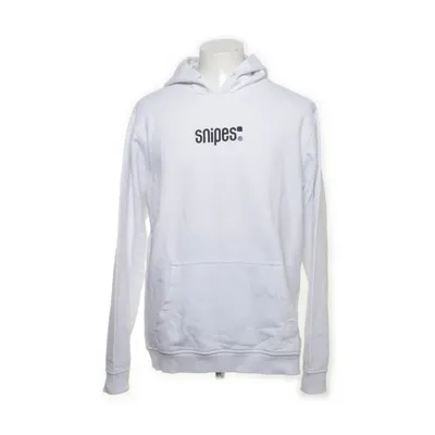Sweat à capuche (Blanc) de Snipes Coton, Polyester