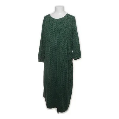 Kjole (Grøn, Sort) fra Happy Holly Elastan, Viscose