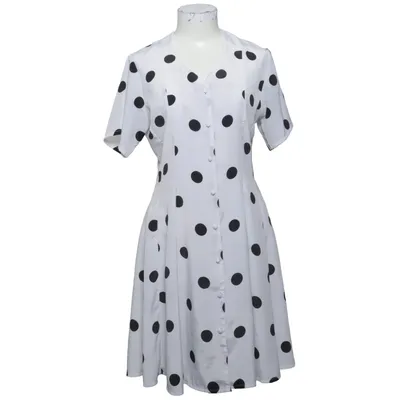 Dress (White, Black) from MCO Polyester