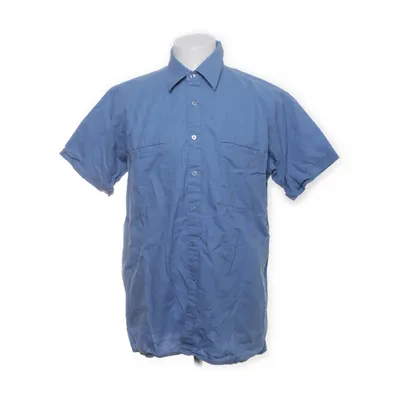 Kortärmad skjorta (Blå) från Atlant Bomull, Linne