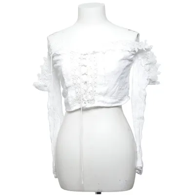 Crop top (Wit) van Eilly Bazar Polyester