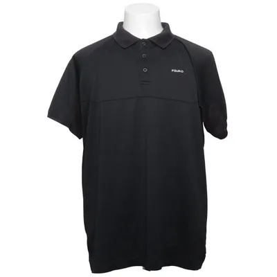 Polo shirt (Black) from Four D Elastane, Polyester