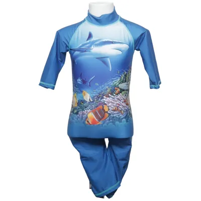 Zwemshirt (Blauw, Meerkleurig) van Swimpy Elastaan, Polyester