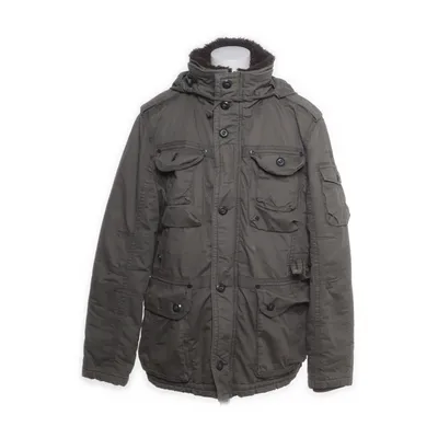 Safari jacket (Green) from EDC Brand Cotton, Polyester