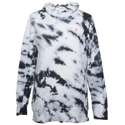 Sweat à capuche (Noir, Blanc) de Volcom Coton, Polyester