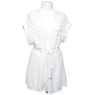 Cardigan (Blanc) de Hillevi Coton