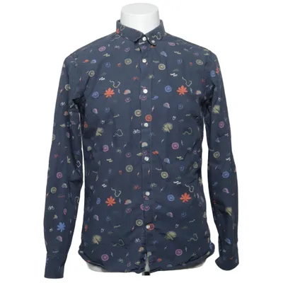 Shirt (Blauw, Meerkleurig) van Knowledge Cotton Apparel