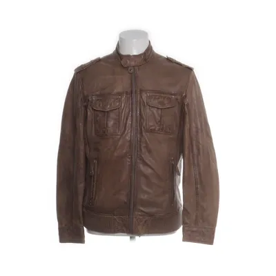 Leren jack (Bruin) van A.W. Dunmore Leer, Polyester