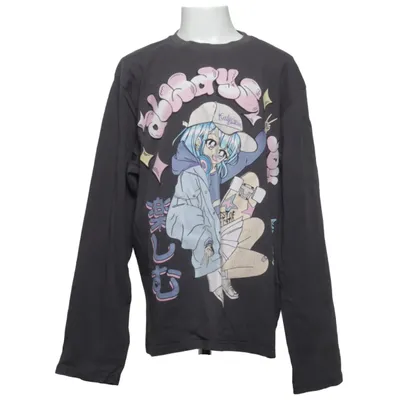 Langærmet t-shirt (Grå, Flerfarvet) fra Zara Bomuld