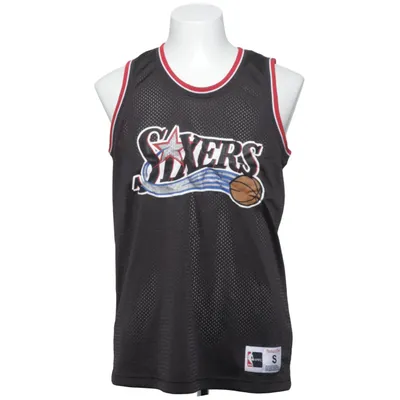 Maillot de basketball (Noir, Rouge) de Mitchell & Ness Polyester