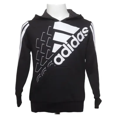 Capuchon sweater (Zwart, Wit) van Adidas Katoen, Elastaan, Gerecycled polyester, Viscose
