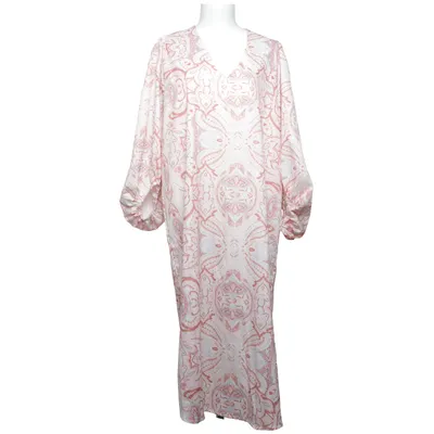 Maxi dress (Pink, White, Multicolored) from Cherry Koko Polyester