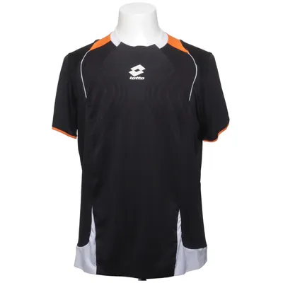 Maillot de football (Noir, Orange, Blanc) de Lotto Polyester