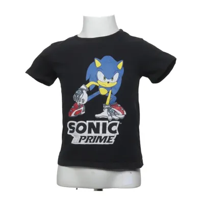 T-shirt (Noir, Multicolore) de Sonic Polyester, Coton recyclé