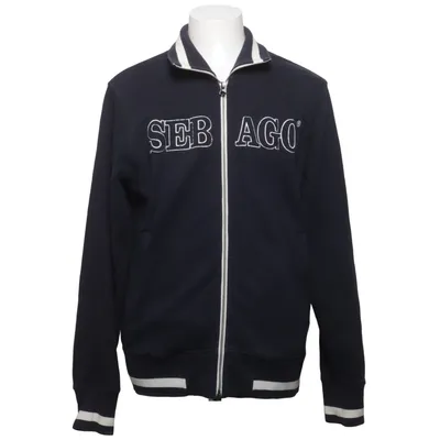 Cardigan (Blue, White) from Sebago Marine Classics Cotton
