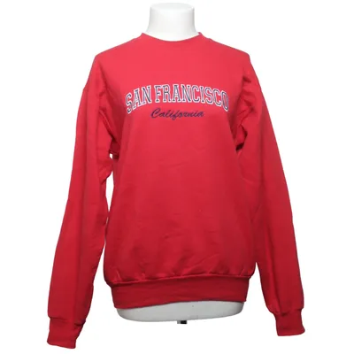 Collegetröja (Röd) från Hanes Bomull, Polyester