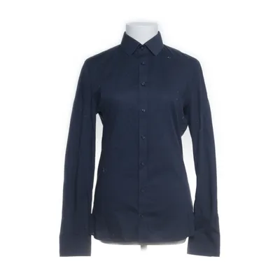 Shirt (Blauw) van Olymp Katoen