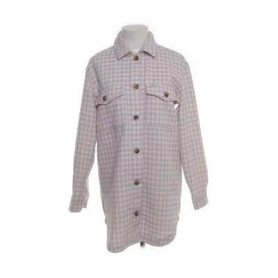 Skjortejakke (Lilla, Hvid) fra Garcia Polyester, Akryl, Viscose