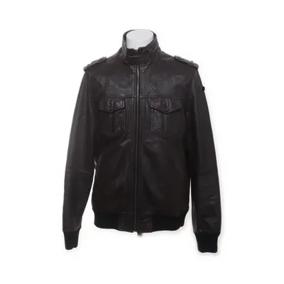 Läderjacka (Brun, Svart) från Loco Skinn