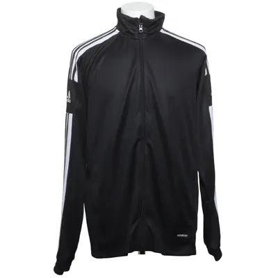 Træningsjakke (Sort, Hvid) fra Adidas Genanvendt polyester