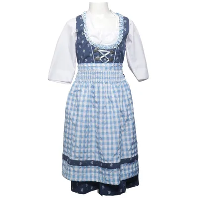 Dirndl (Blå, Hvid)