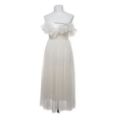 Robe (Beige, Blanc) de Fashion Collection
