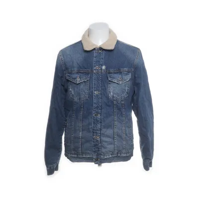 Lined denim jacket (Blue) from Zara Man Cotton, Polyester