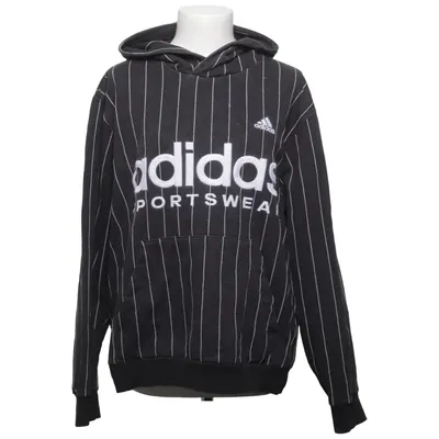 Hoodie (Black, White) from Adidas Cotton, Elastane, Recycled polyester