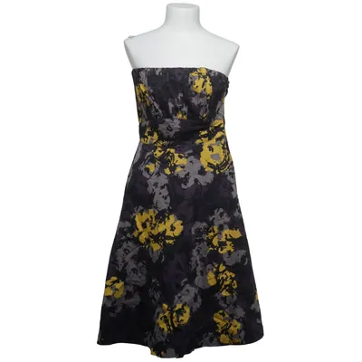 Robe de cocktail (Gris, Jaune, Noir) de Riley Woman Acétate, Coton