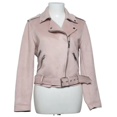Bikerjacka (Rosa) från Mango Casual Elastan, Polyester
