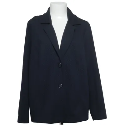 Blazer (Blauw) van Ulla Popken Elastaan, Polyester, Viscose
