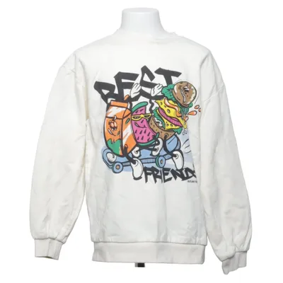 Sweatshirt (Wit) van H&M Kids Katoen, Polyester