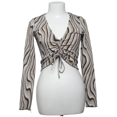 Crop top (Bruin, Grijs, Beige) van Pacific Republic Pull & Bear Elastaan, Polyester, Viscose